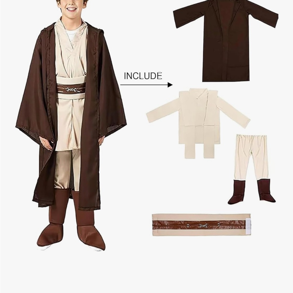Jedi knight costume size small - Picture 3 of 3